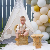 Pantaloni lungi Nemo cu bretele ajustabile și detașabile, muselină